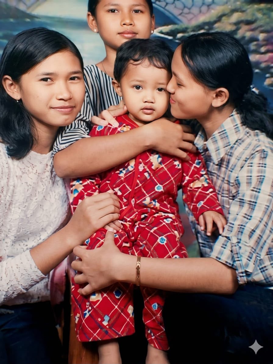 Foto Ainy masa kecil